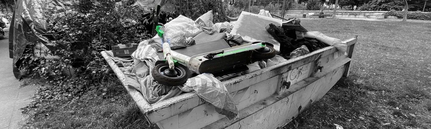 Alten E-Scooter entsorgen und recyceln