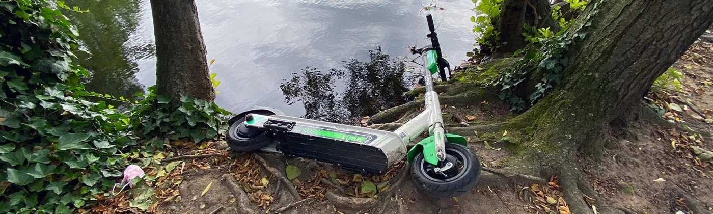 Umweltgefahren durch E-Scooter-Akkus